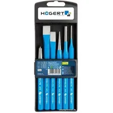 Набор зубил Hoegert Technik HT3B710 (6 предметов)