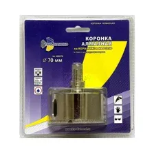 Коронка алмазная d 70 мм по керамике и кафелю TRIO-DIAMOND (400070)