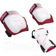 Комплект защиты Hudora Biomechanisches Protektoren Set Comfort / 83052 (М, Rosa)