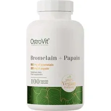 Пищевая добавка OstroVit Bromelain  Papain (100 капсул)