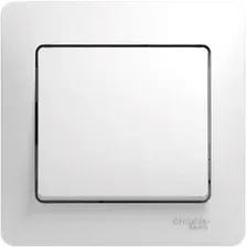 Выключатель Schneider Electric Glossa GSL000112 (белый)
