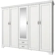 Шкаф распашной Anrex Tiffany 5DG2S Z (вудлайн кремовый)