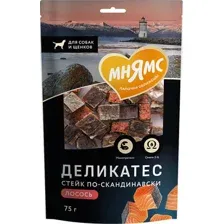 Лакомство для собак Мнямс Стейк по-скандинавски / 709470 (75г)
