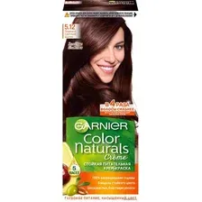 Крем-краска Garnier Color naturals 5.12 Ледяной Светлый Шатен