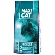 Сухой корм Maxi Cat Sterilized для стерилизованных кошек, курица, 18 кг