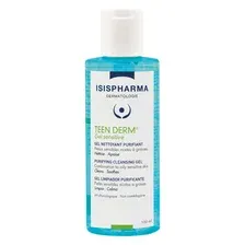 ISISPHARMA Teen Derm Gel sensitive Гель очищающий для умывания чувствительной комбинированной и жирной кожи 100 мл