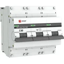 Выключатель автоматический EKF PROxima mcb47100-3-80C-pro