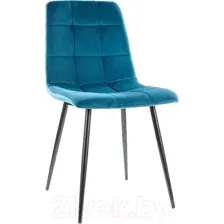 Стул Signal Mila Velvet (Bluvel 85 бирюзовый/черный)
