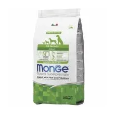 Сухой корм Monge Dog Speciality Line Monoprotein для взрослых собак всех пород,из кролика с рисом и картофелем 2,5кг