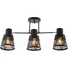 Люстра Aitin-Pro НПБ 02-3x60-101 / 6074/3 (черный/золото)
