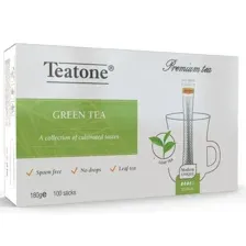 Чай зеленый Teatone 100 стиков