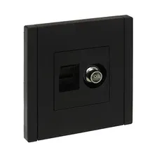 Розетка компьютерная IEK Forte&Piano FP-AK20-1-K02