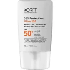Солнцезащитный флюид для лица KORFF 365 Protection Ultra 100 Redness And Spot Prevent Ultraprotector Face Fluid SPF50, 40 мл