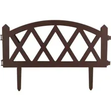 Изгородь декоративная Gardenplast Modern, шоколад