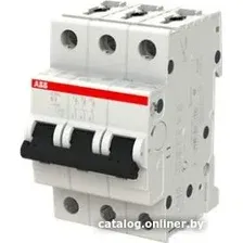 Выключатель автоматический ABB S203-B6 3P B 6A 6kA 3M 2CDS253001R0065