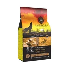 Сухой корм для собак беззерновой AMBROSIA Grain Free индейка и кролик 2 кг (U/ATR2)