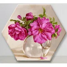 Картина по номерам Флюид Бузин. Розовый букет 37x32 / VSH0007