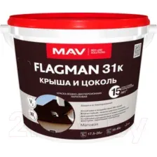 Краска MAV Flagman ВД-АК-1031К (11л, шоколадный)