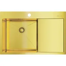 Кухонная мойка Omoikiri Akisame 78-LG-L 4973085 (светлое золото)