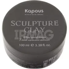 Глина Kapous для укладки волос нормальной фиксации Sculpture Clay 100 мл