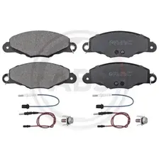 Тормозные колодки дисковые передняя ось A.B.S. 37039