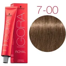 Крем-краска для волос Schwarzkopf Professional Igora Royal Permanent Color Creme 7-00 60 мл