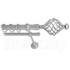 Карниз для штор Lm Decor Вираж 098 2р витой 25/16мм (сатин, 3.2м)