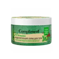 Скраб для тела Compliment Ecomania С морскими водорослями и мятой (250мл)