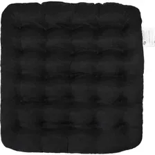 Подушка Smart Textile на стул, Уют, T428, лузга гречихи, черный, 40x40 см