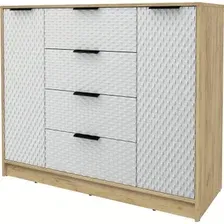 Тумба Интерлиния Концепт КТ-Т120 Техно (дуб золотой/грей)