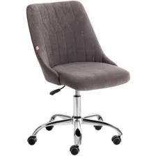 Кресло офисное Tetchair Swan флок (серый)