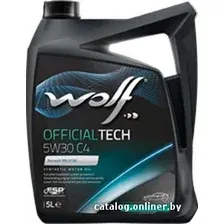 Моторное масло Wolf Official Tech 5W-30 C4 1л