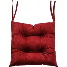 Подушка на стул MATEX Velours / 37-538 (бордовый)