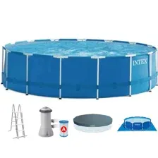 Каркасный бассейн Intex Metal Frame, 28242NP, 457х122 см
