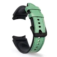 Ремешок Rumi Comfort гибридный для Samsung Galaxy Watch4/5/6 (20 мм, бирюзовый)