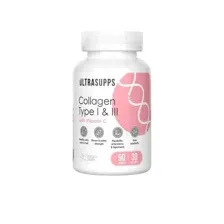 Коллаген Ultrasupps I и III типа (90 капсул)