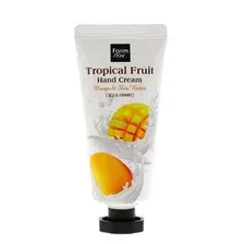 Крем для рук FARMSTAY Tropical Fruit Hand Cream Mango & Shea Butter с экстрактом манго и маслом ши, 50 мл