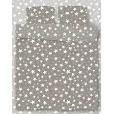 Евро комплект постельного белья Samsara Stars Grey 220-15 205x220