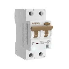 Дифференциальный автомат 1P+N 32 A 30 mА 6 kА C А Werkel W922P326