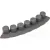 Бордюр садовый Prosperplast Palisada Ogrodowa IPAL7-S443 (серый)