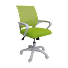 Кресло поворотное RICCI NEW, WHITE (салатовый)