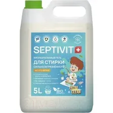 Гель для стирки Septivit Сильнозагрязненные Белые Вещи (5л)
