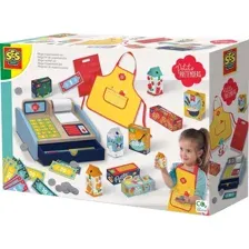 Игровой набор SES Creative Petits Pretenders, Играем в магазин с деревянным кассовым аппаратом, 18014