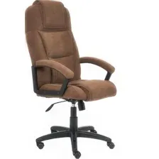Офисное кресло TetChair Bergamo (флок, коричневый 6)