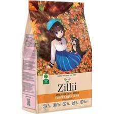 Корм для собак Zillii Adult Dog Small Breed, индейка с ягненком, 15 кг