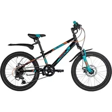 Велосипед Novatrack Extreme 20, 145876 20SH6D.EXTREME.BK21, черный