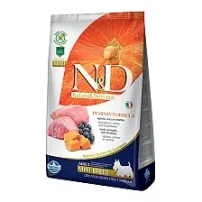 Сухой корм для собак Farmina N&D Grain Free Pumpkin Lamb & Blueberry Adult Mini 2.5 кг