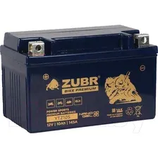 Мотоциклетный аккумулятор Zubr Premium YTZ10S L+ (10 А·ч)