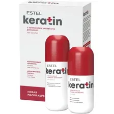 Набор косметики для волос Estel Keratin Шампунь 400мл+Маска 300мл