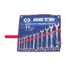 Набор ключей комбинированных 8-24 мм (11 предметов) KING TONY 1211MR